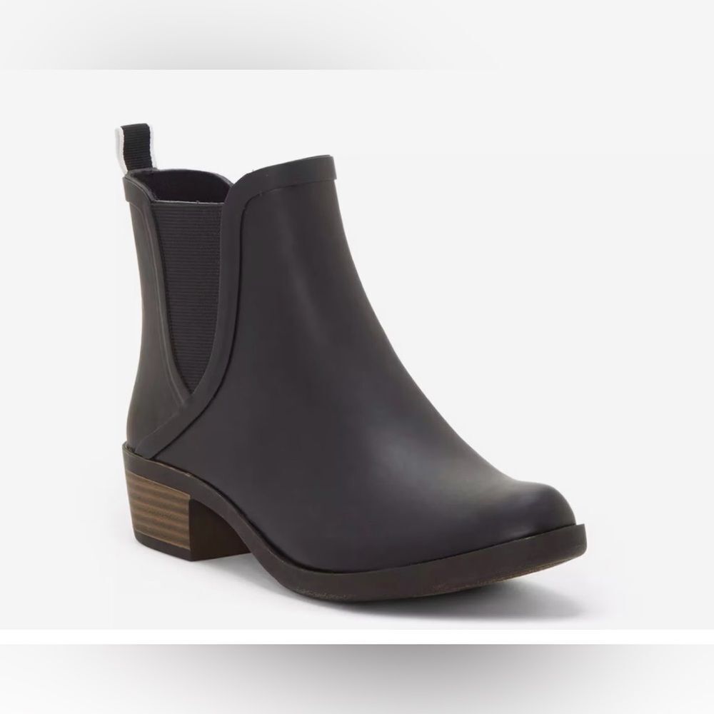 Lucky Brand Basel H2O Rain Boot Chelsea Boot NEW NIB Black Size 10
